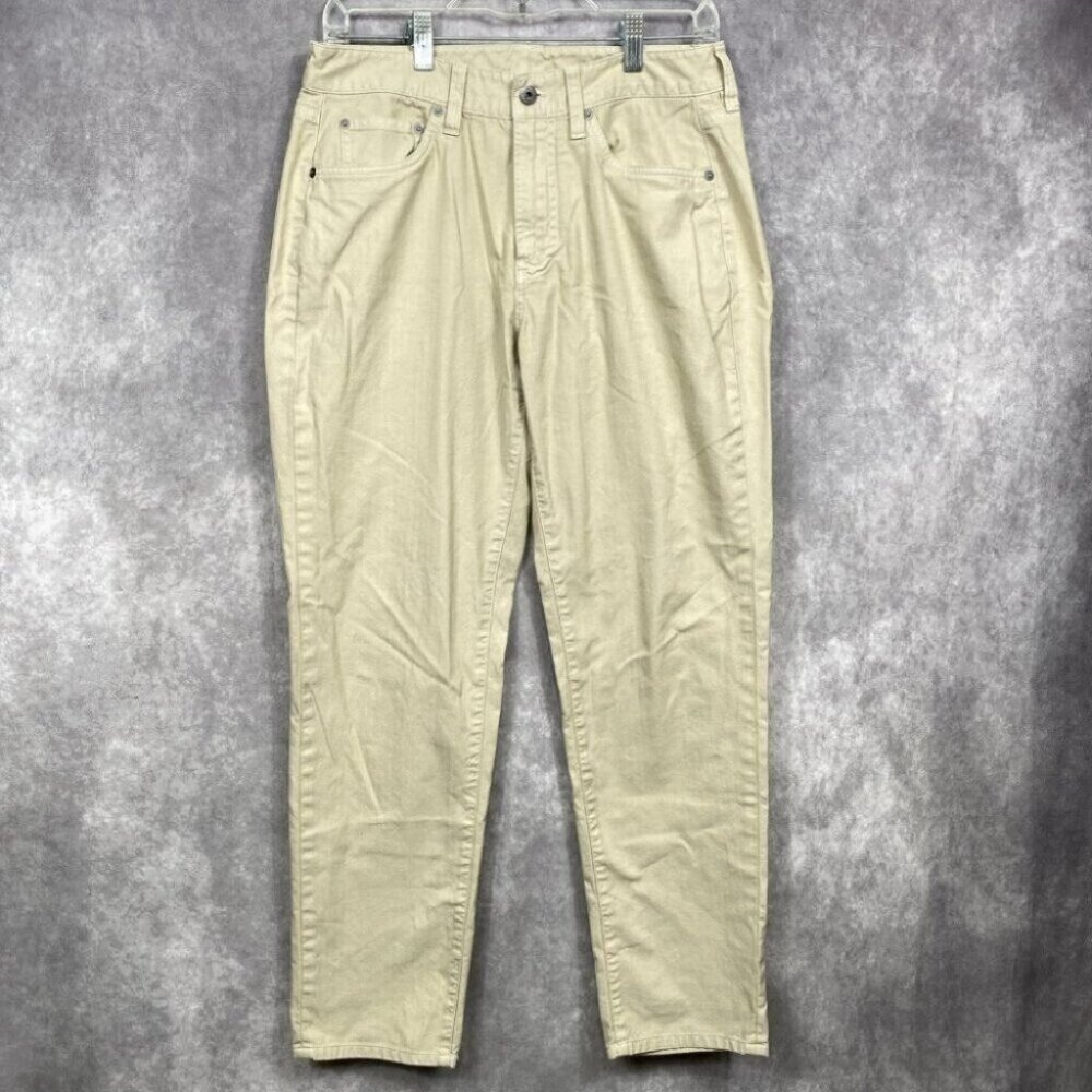 Bonobos 5-Pocket Stretch Sorona Herringbone Pants Mens 30x30 Tan/Khaki Athletic